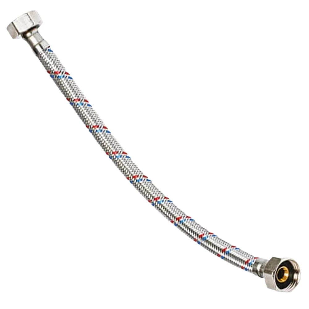 Подводка гибкая для воды ALTSTREAM Base 1/2″x3,0м оплетка нержавеющая сталь, накидная гайка