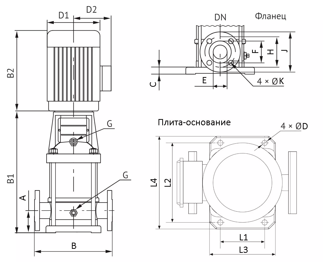 Насос многоступенчатый Unipump MVH 12-12 поверхностный, корпус - алюминий, мощность - 7.5кВт, напор - 121м, производительность - 200л/мин, 380В